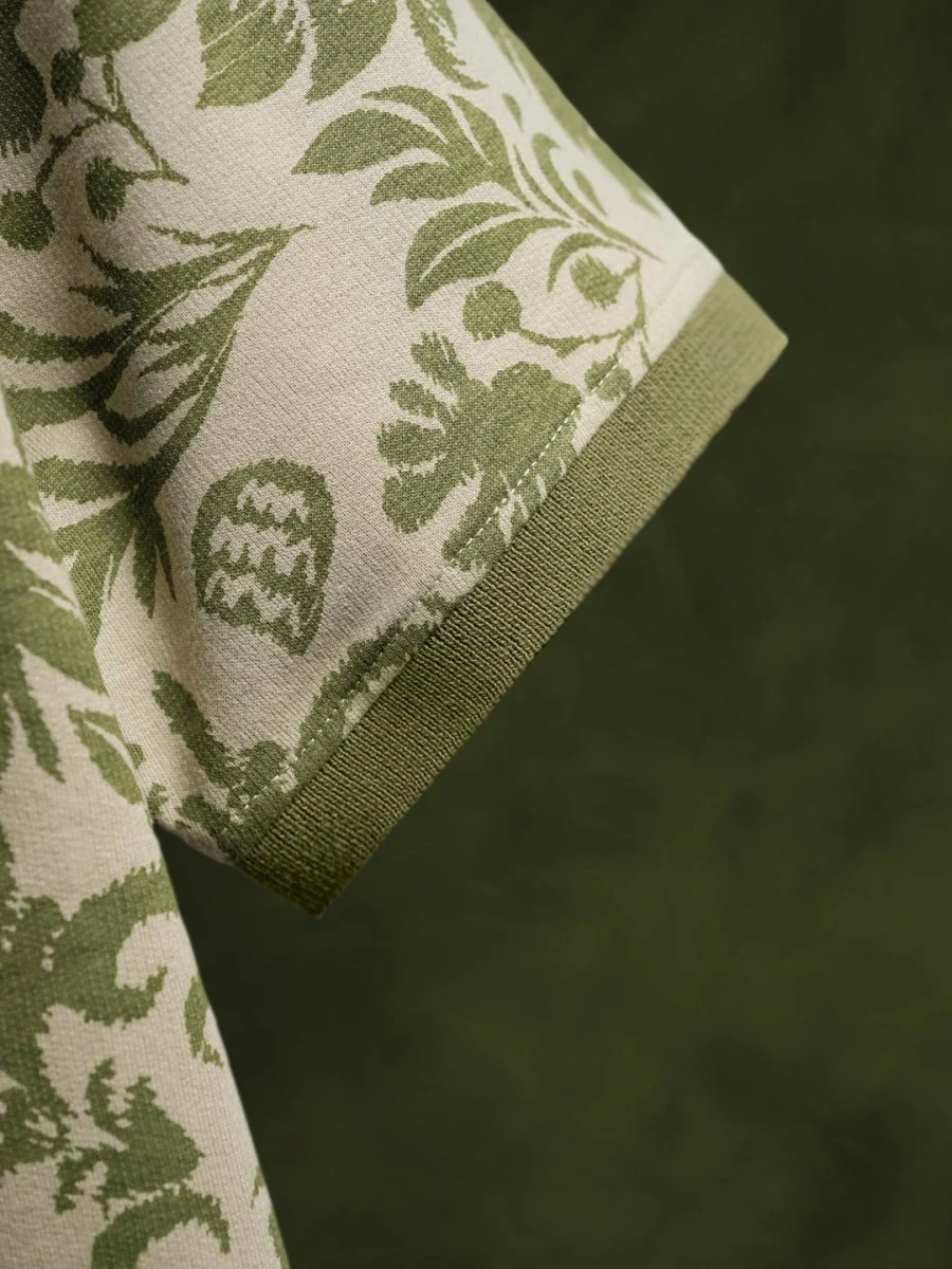 Ajrakh Floral Polo - Image 4