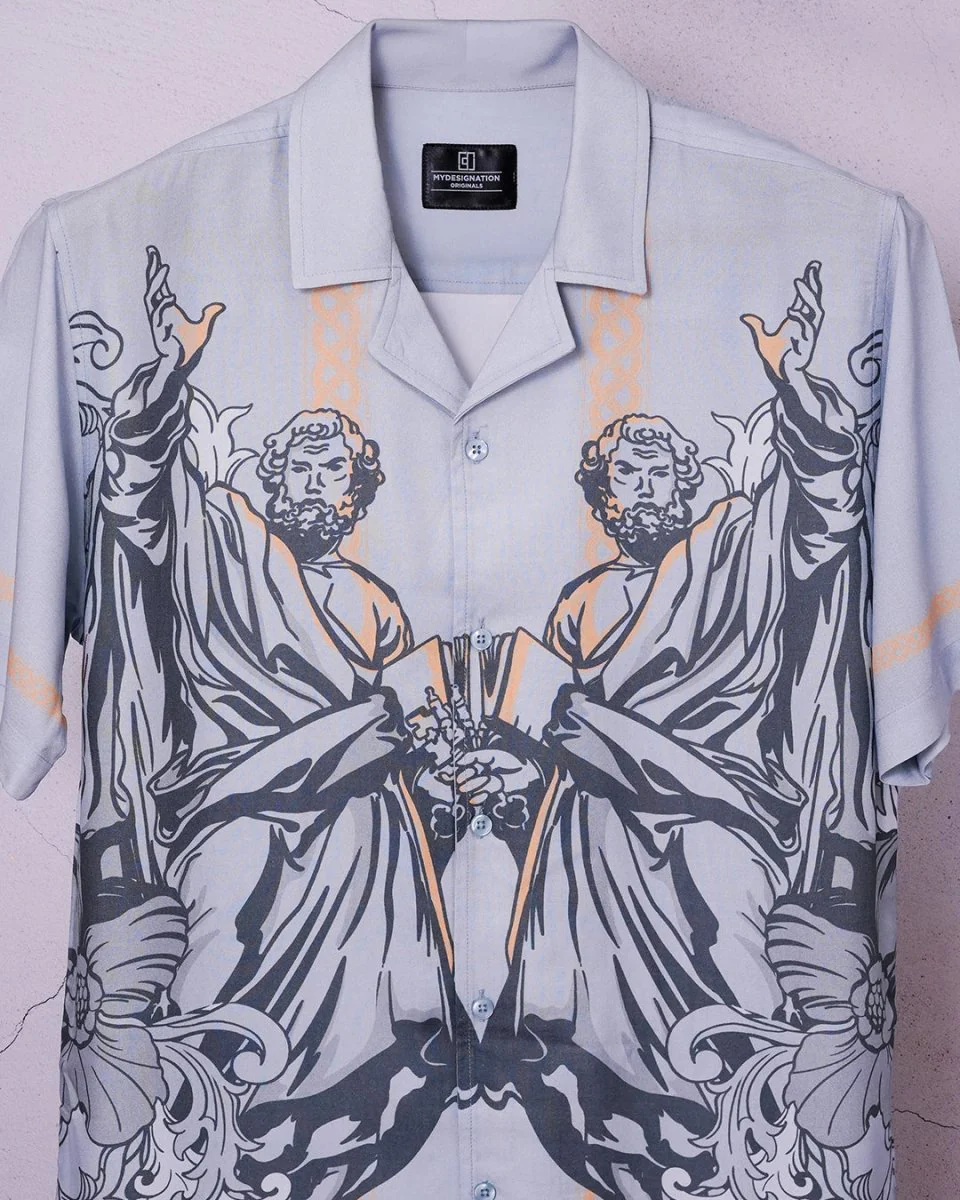 Aristotle | Relaxed Fit | Premium Rayon Shirt - Image 4