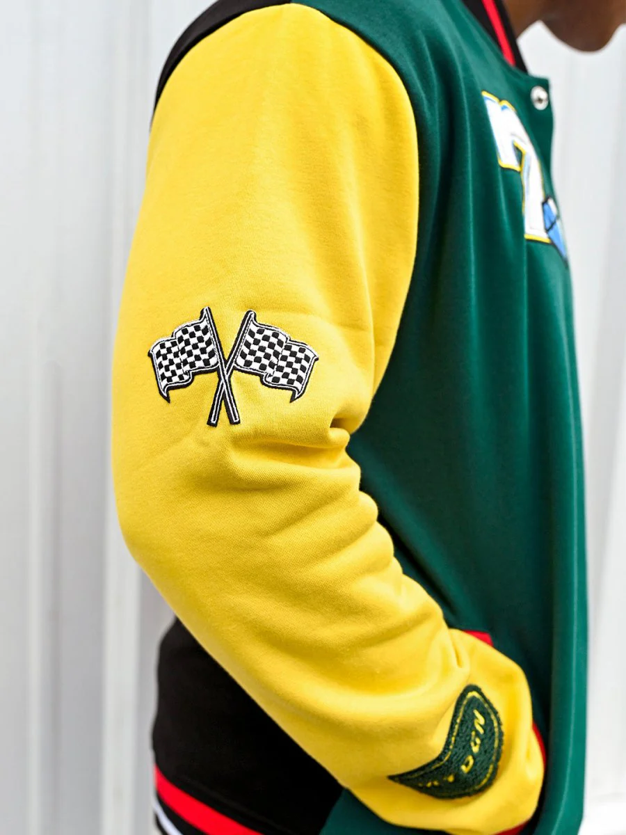 Badass Embroidered Varsity Jacket - Image 5