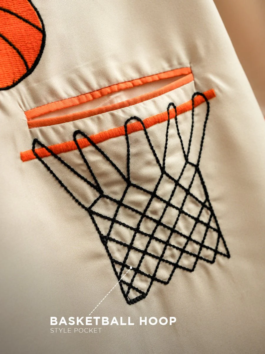 Basketball Embroidered Shirt - Image 3