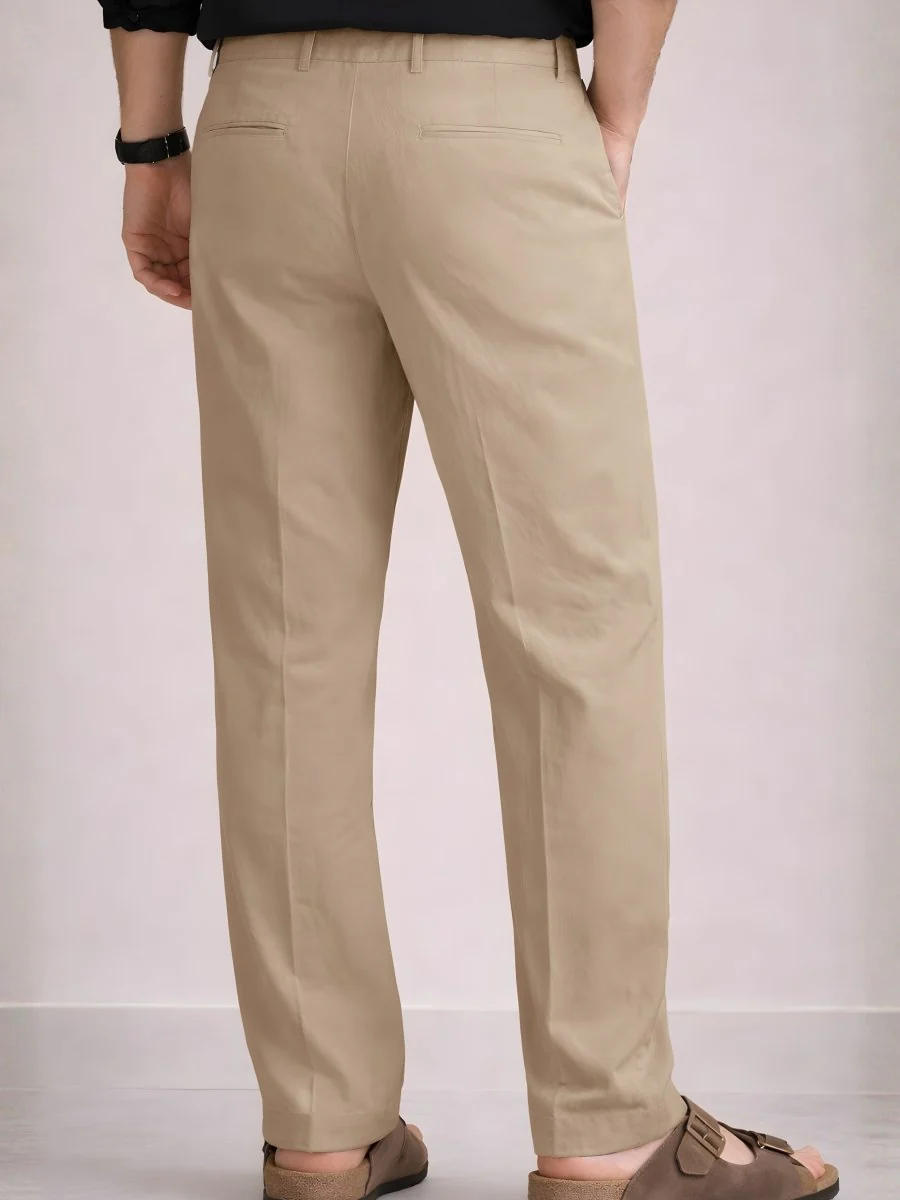 Beige Linen Pant - Image 4