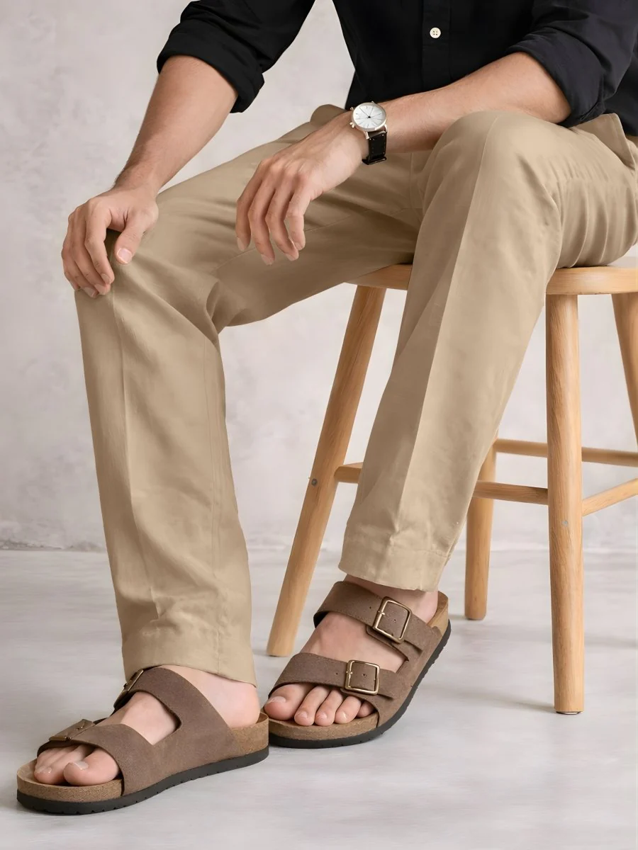 Beige Linen Pant - Image 5