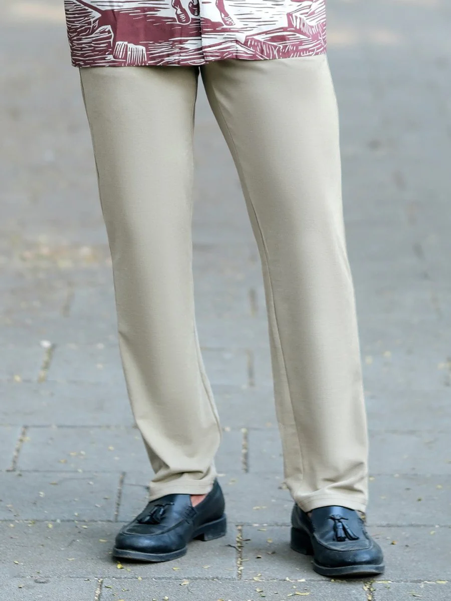 Beige Tensile Pant - Image 3