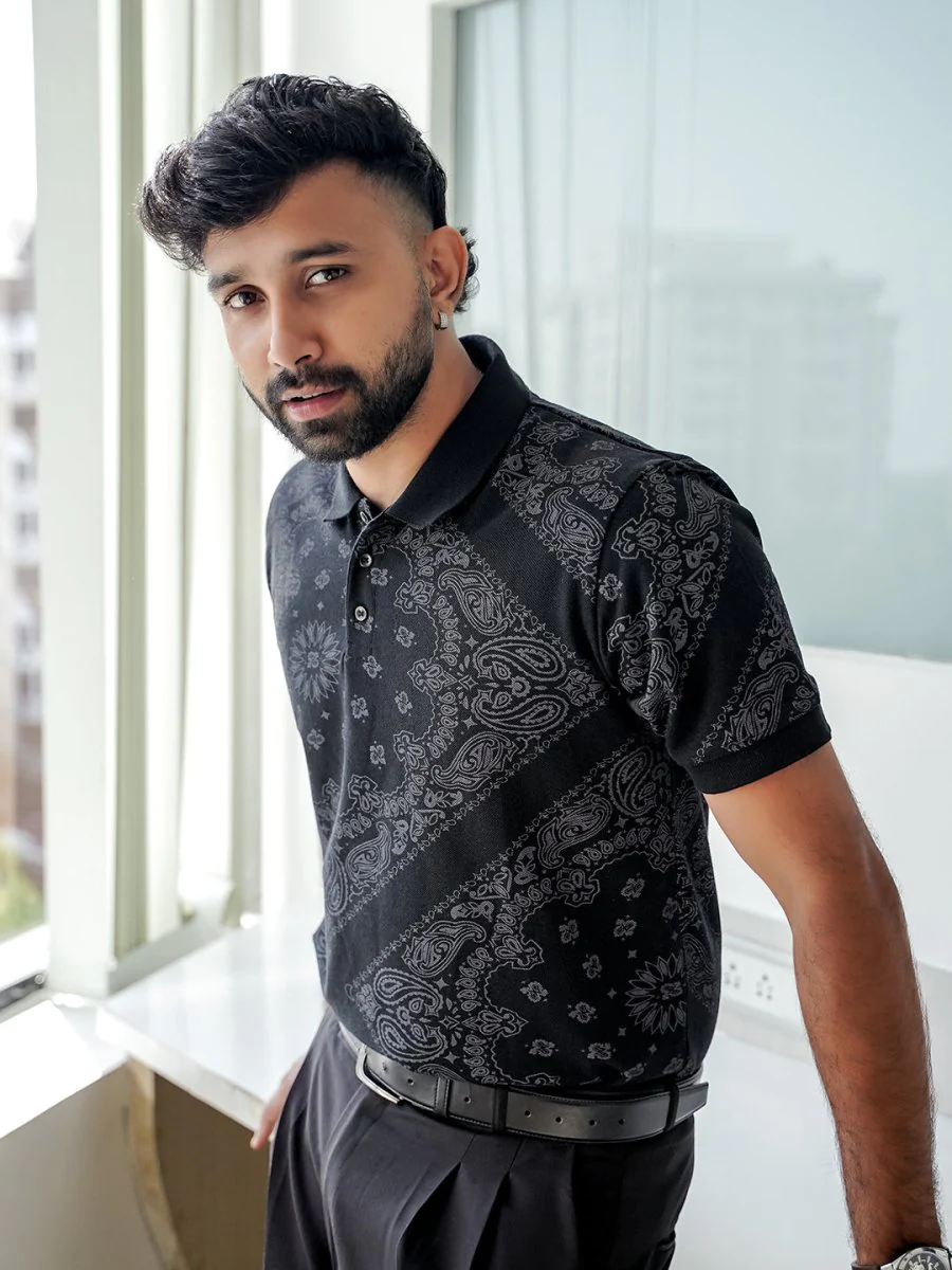 Black Bandana Polo - Image 5