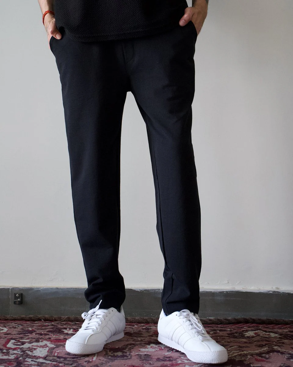 Black Everyday Pants - Premium Cotton - Image 3