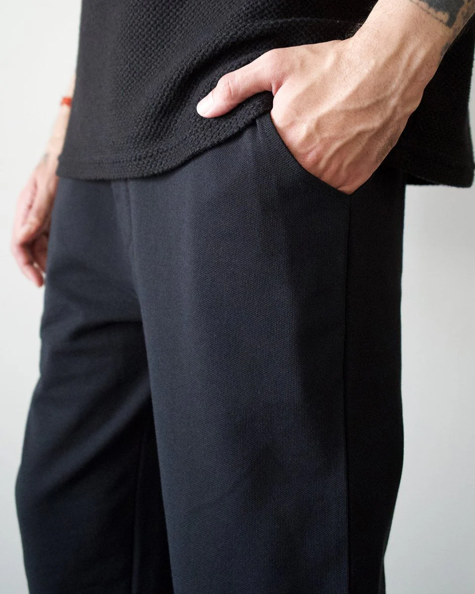 Black Everyday Pants - Premium Cotton - Image 4