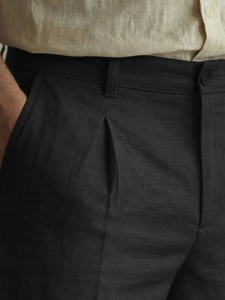 Black Linen Pant - Image 3