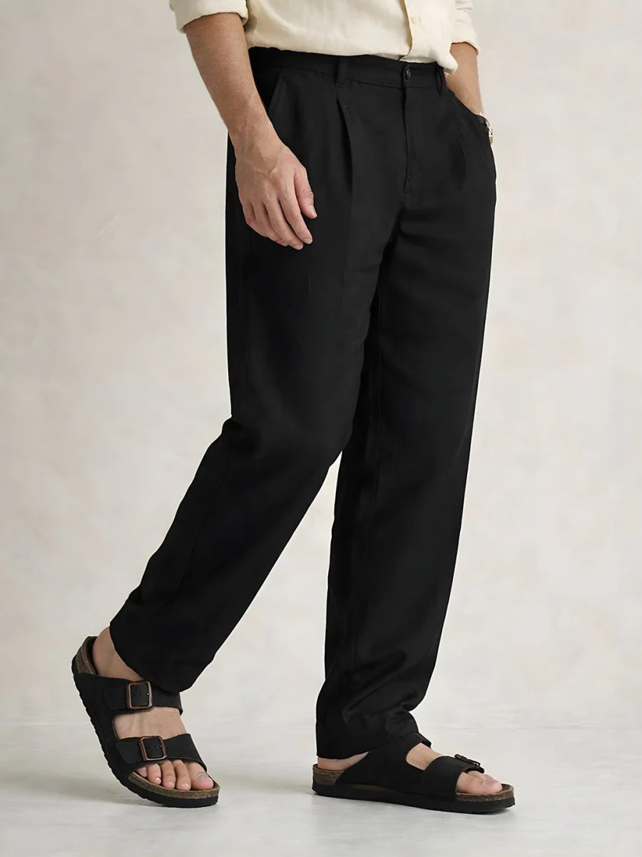 Black Linen Pant - Image 4