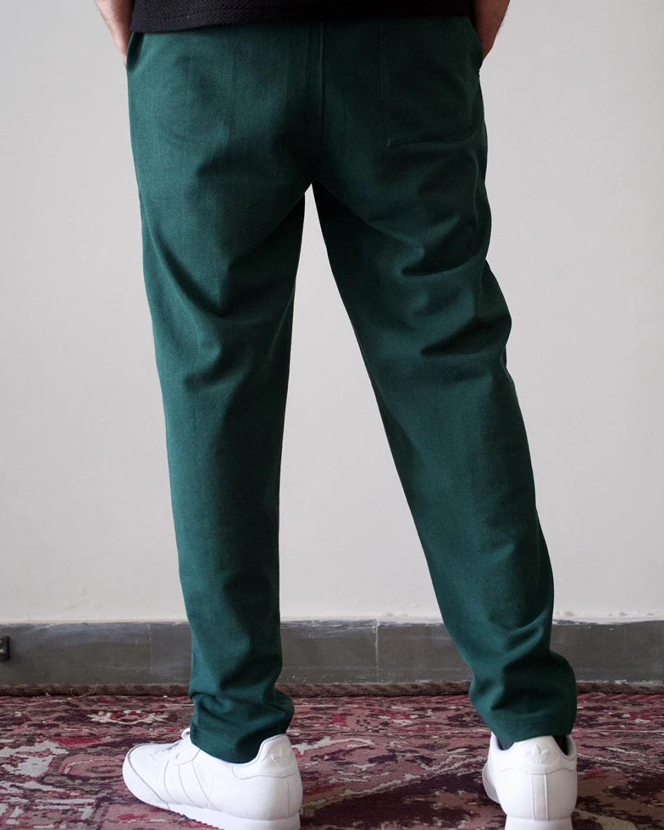 Bottle Green Everyday Pants - Premium Cotton - Image 4