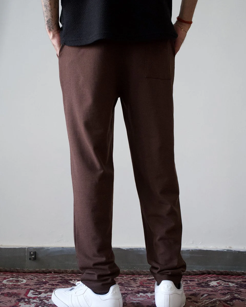 Coffee Brown Everyday Pants - Premium Cotton - Image 4