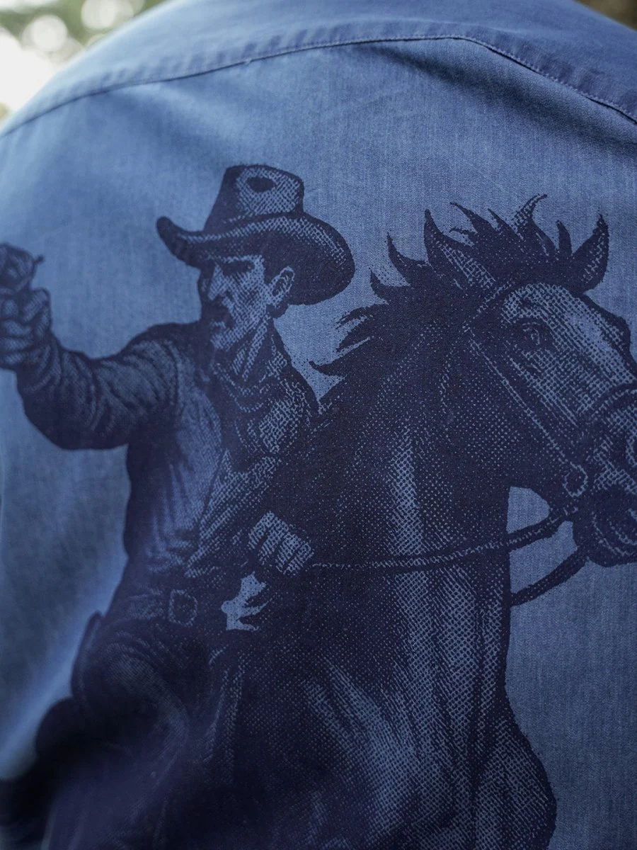 Cowboy Denim Shirt - Image 4