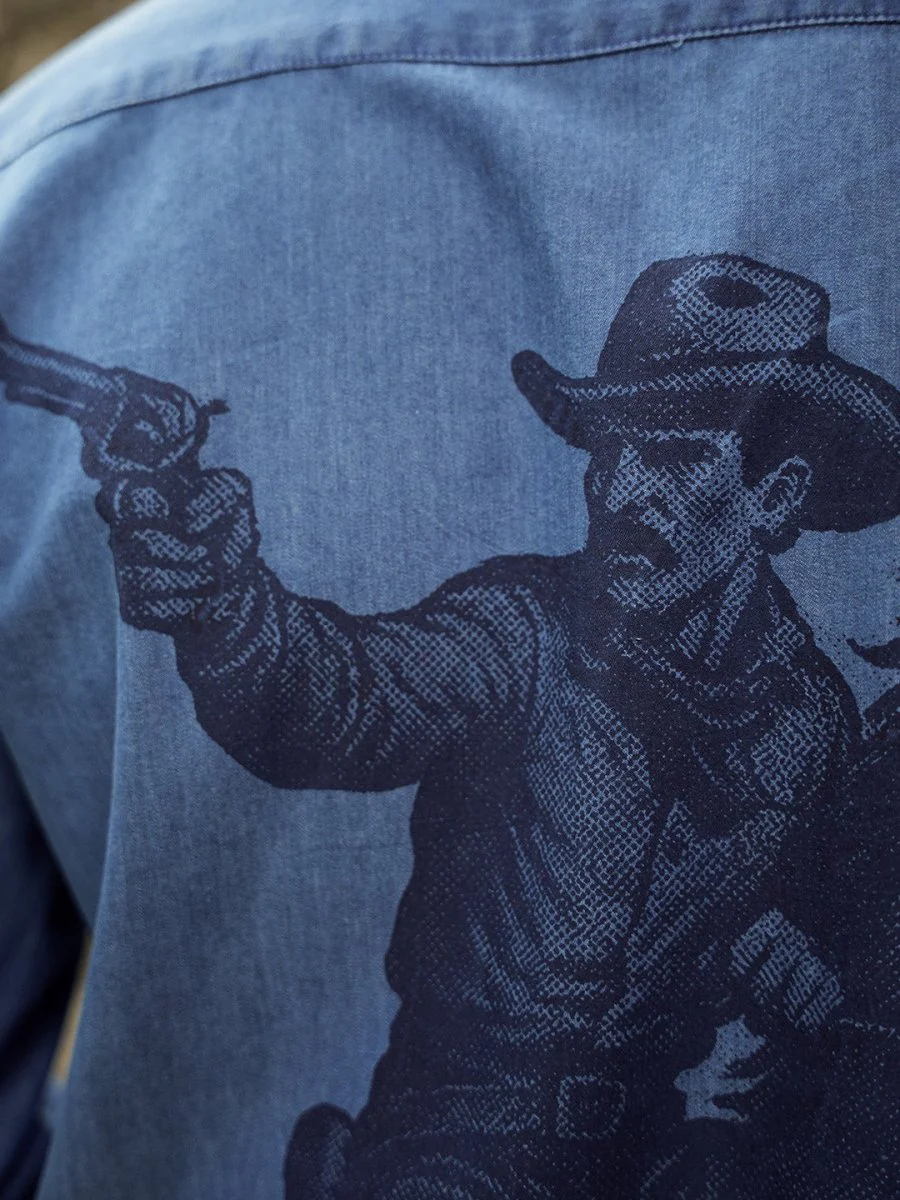 Cowboy Denim Shirt - Image 5