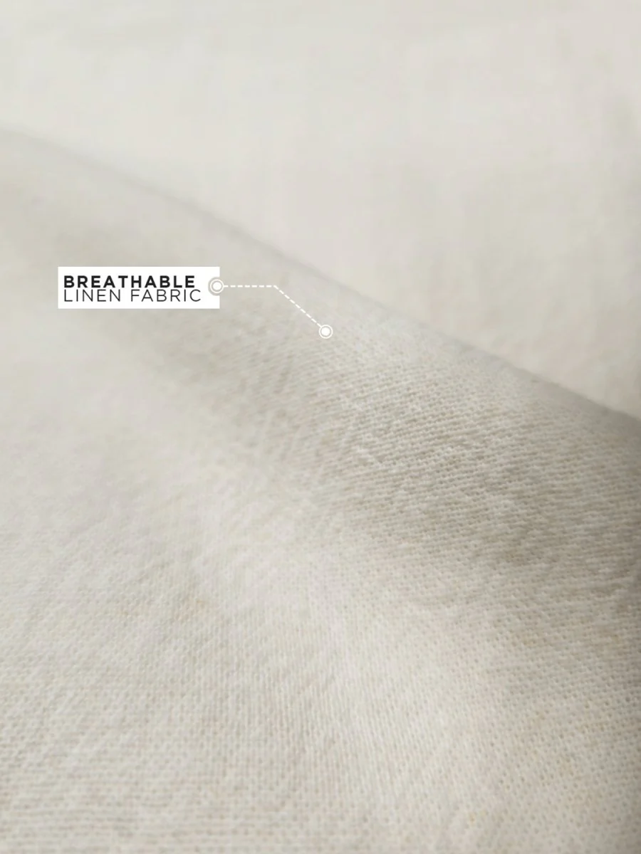 Off White Linen Pant - Image 2