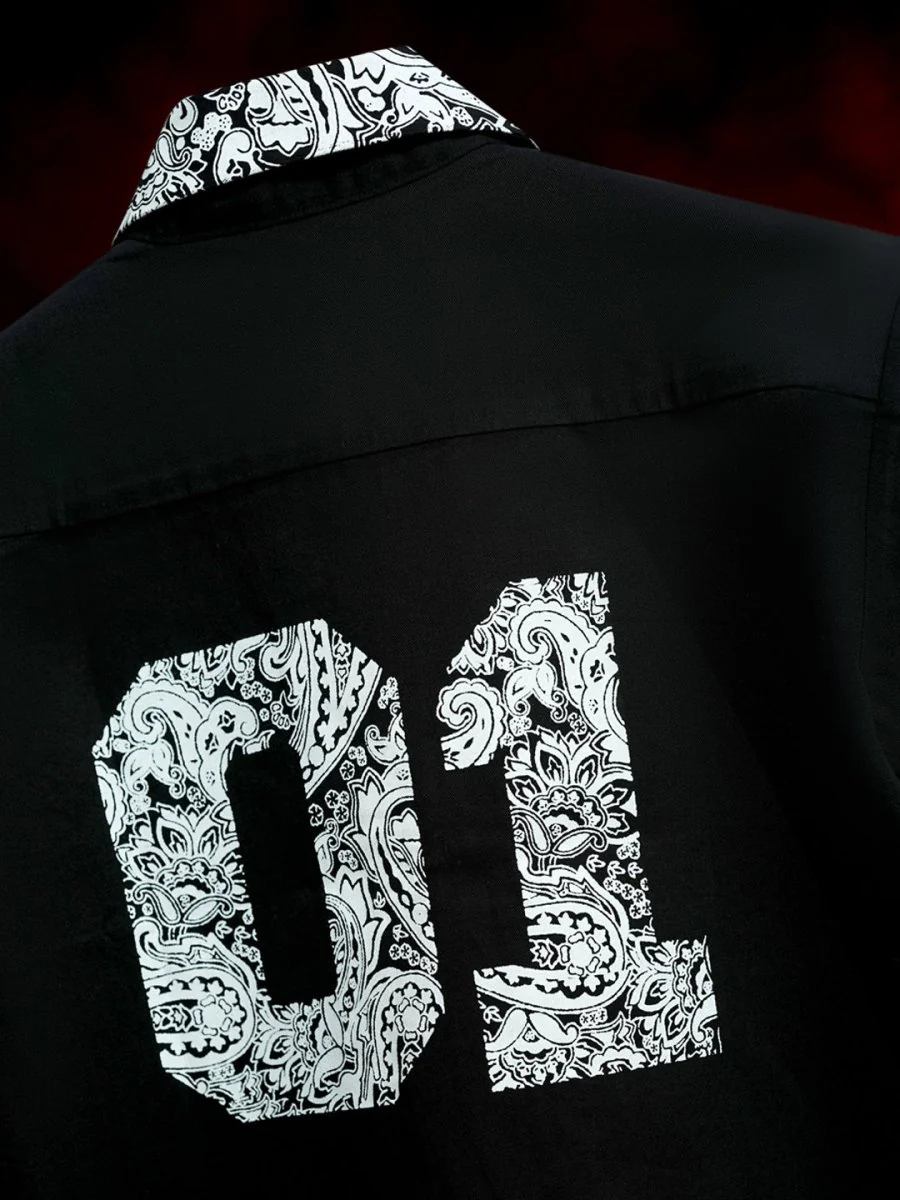 Paisley Denim Shirt - Image 5