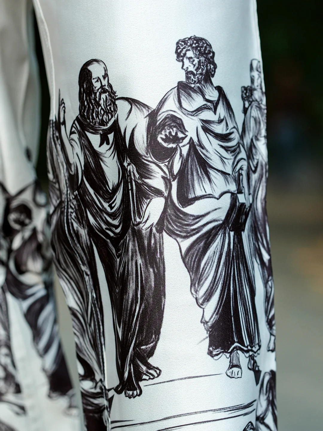 School of Athens Satin Pants - Image 3