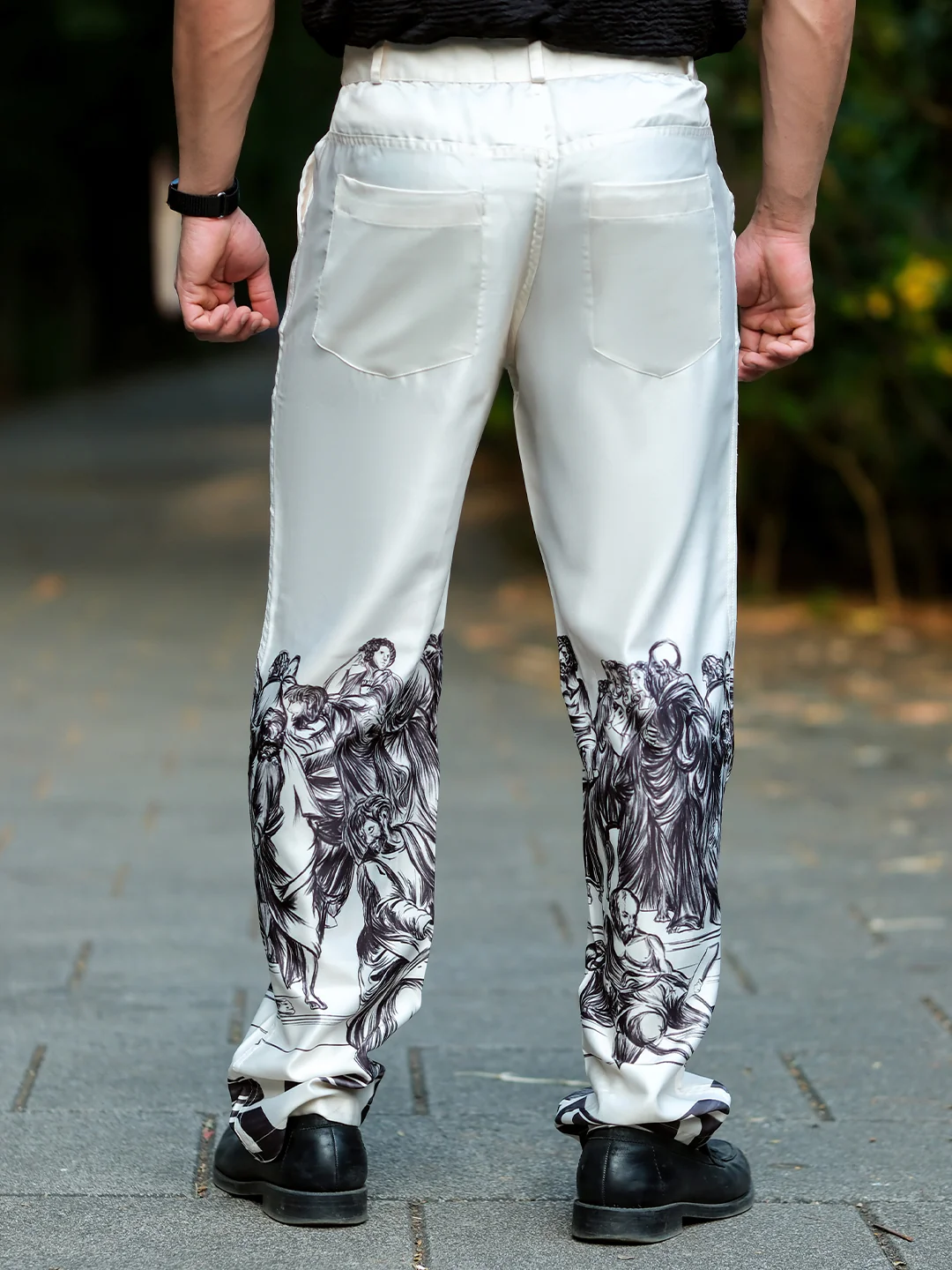 School of Athens Satin Pants - Image 6
