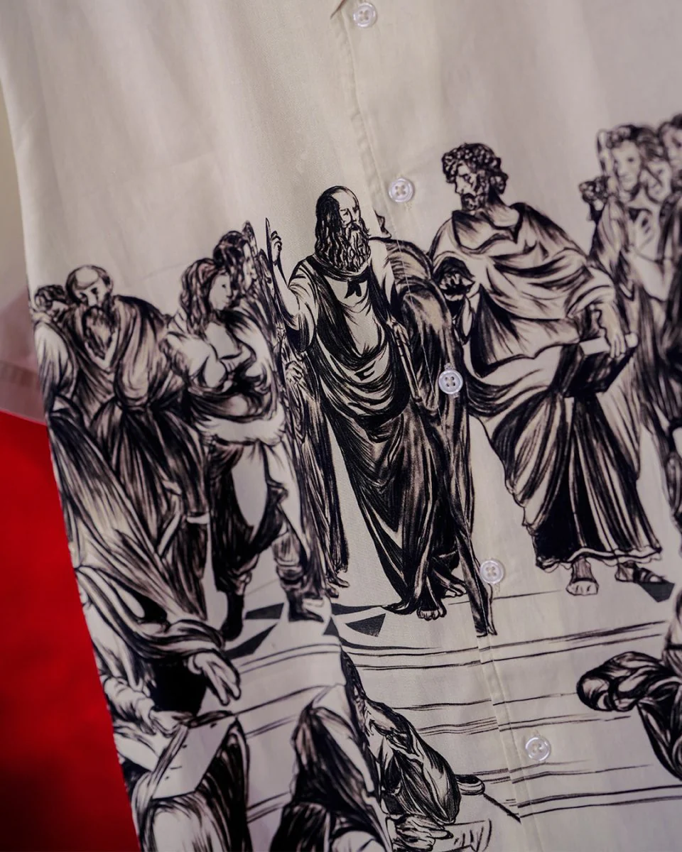 School of Athens | Relaxed Fit | Cotton Poplin shirt - Image 4