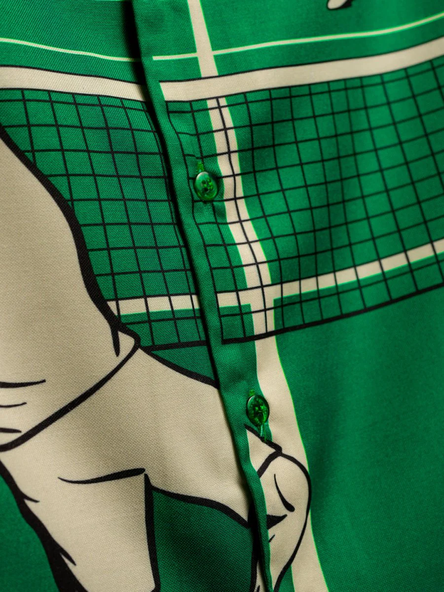 Tennis Embroidered Shirt - Image 3
