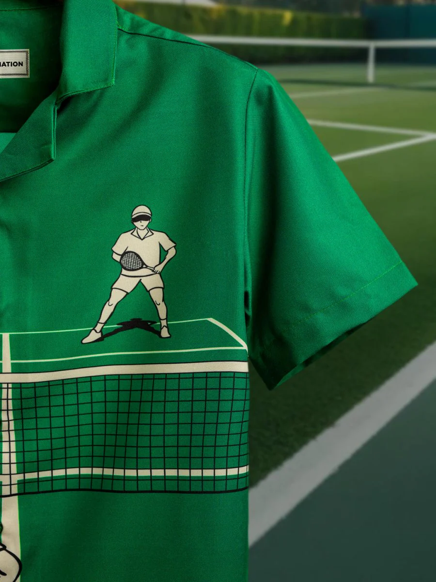 Tennis Embroidered Shirt - Image 5