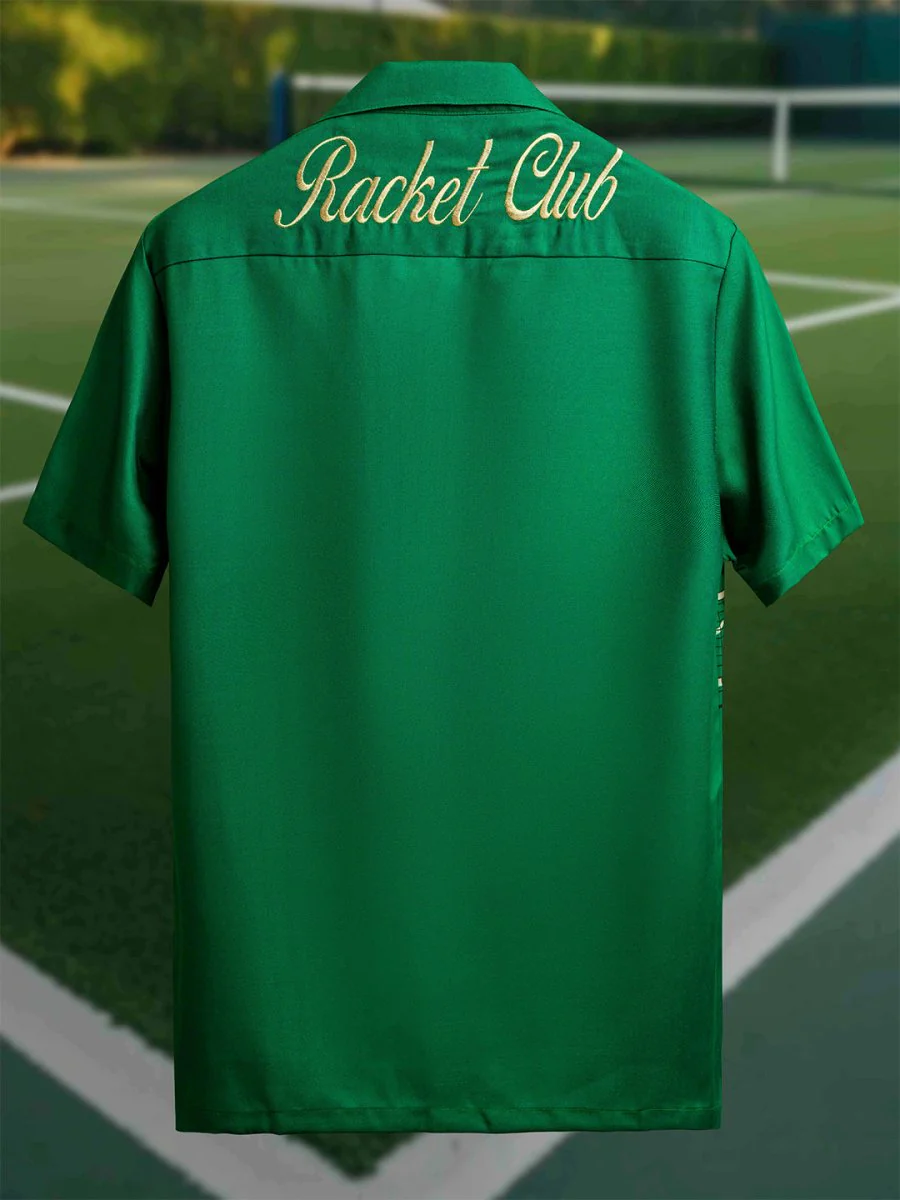 Tennis Embroidered Shirt - Image 6