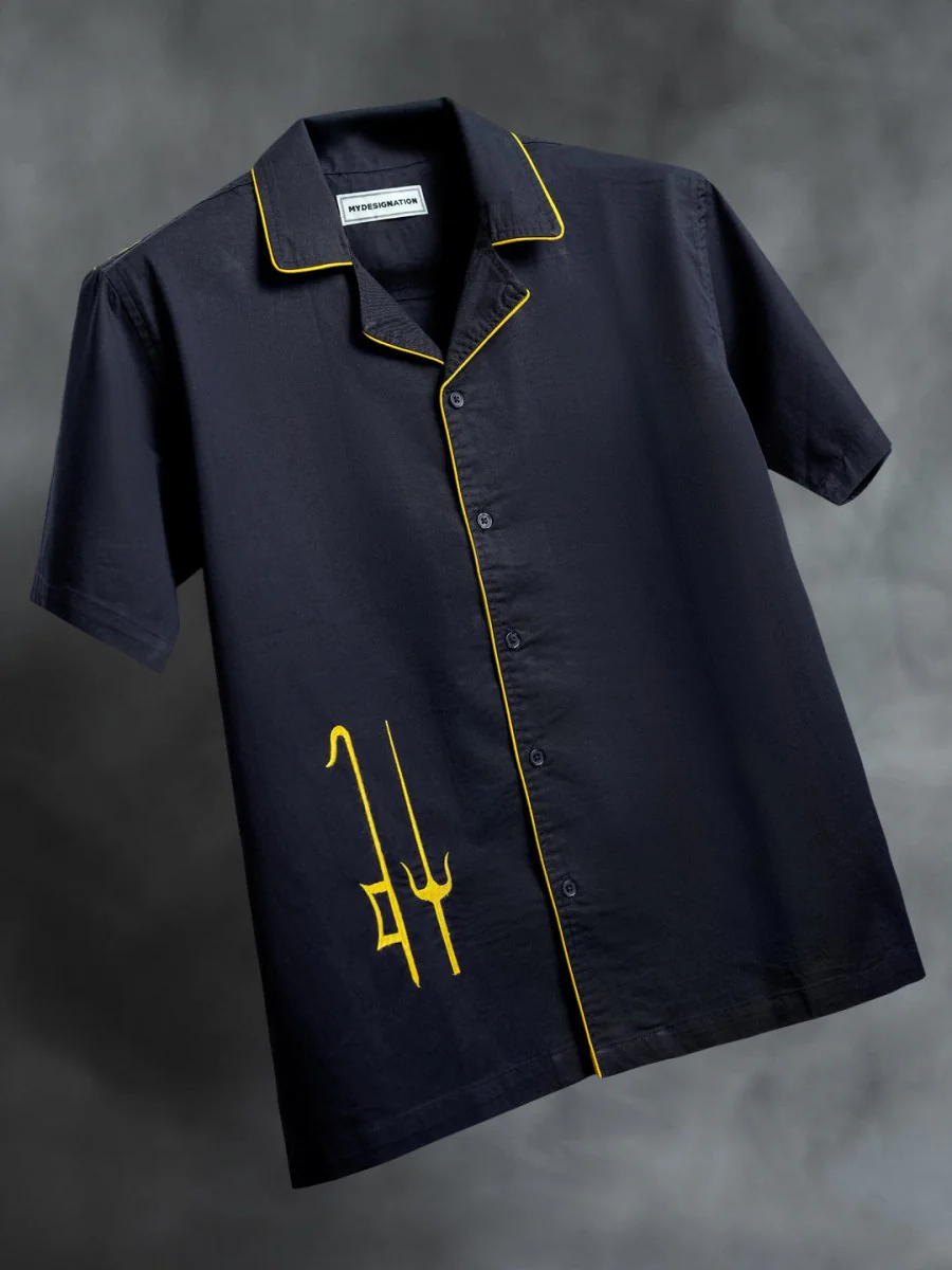 Trident Embroidered Shirt - Image 3