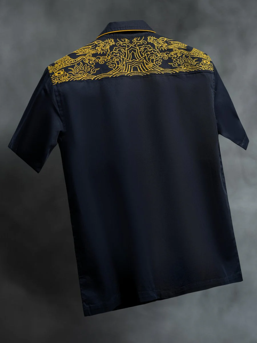 Trident Embroidered Shirt - Image 4
