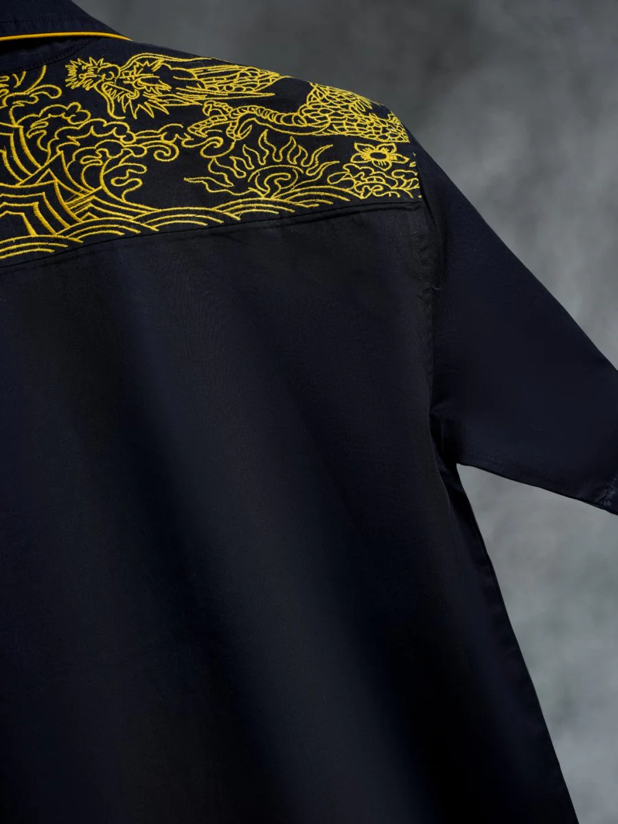 Trident Embroidered Shirt - Image 6