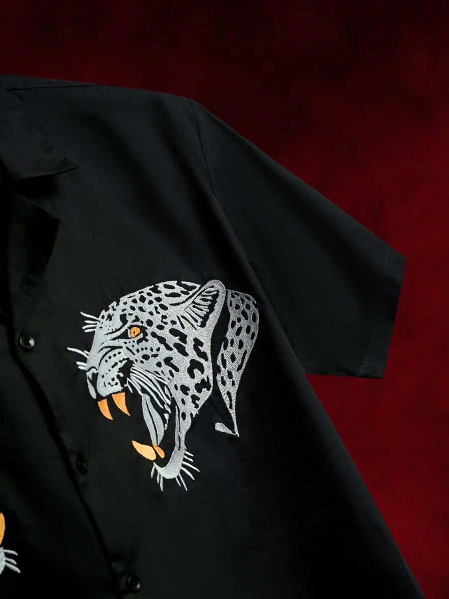 Twin Leopard Embroidered - Image 3