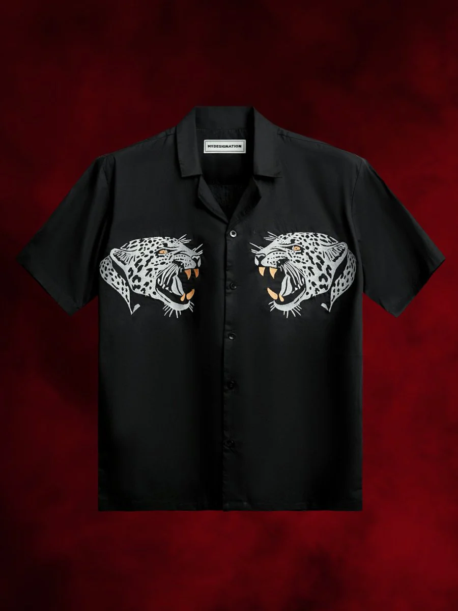Twin Leopard Embroidered - Image 4